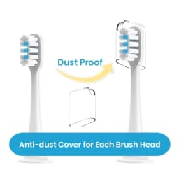 For Xiaomi Mijia T300/T500/T700 Replacement Brush Heads with Caps Sealed Package Soft Heads For Sonic Electric Toothbrushes