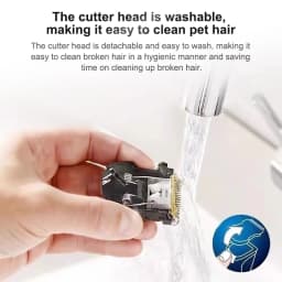 Electric Hair Clipper Men's Professional Hair Clipper Ceramic Blade Household Low Noise Trimmer USB Charging Men's Haircut Tools
