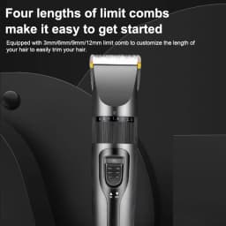 Electric Hair Clipper Men's Professional Hair Clipper Ceramic Blade Household Low Noise Trimmer USB Charging Men's Haircut Tools