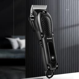 Kemei cordless professional hair clipper beard hair trimmer for men electric beard hair cutting kit machine rechargeable lithium