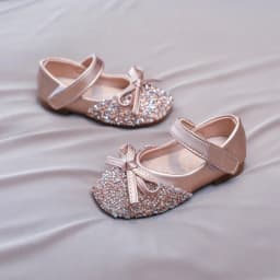 Chic Girl Shoes Rhinestone Chic Children's Leather Shoes Spring Autumn Bowknot Kids Fashion Princess Causal Party Flat Shoes