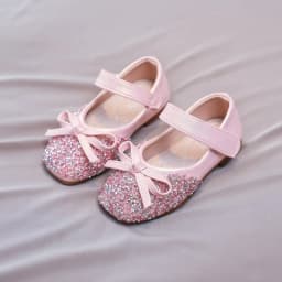 Chic Girl Shoes Rhinestone Chic Children's Leather Shoes Spring Autumn Bowknot Kids Fashion Princess Causal Party Flat Shoes