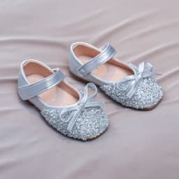 Chic Girl Shoes Rhinestone Chic Children's Leather Shoes Spring Autumn Bowknot Kids Fashion Princess Causal Party Flat Shoes