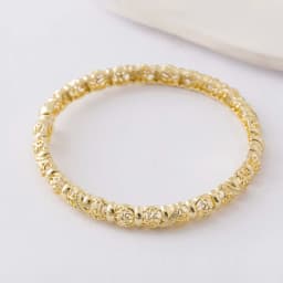 LUIZADA New Vintage Indian Women'S Bracelet African Wedding Luxury Gold Plated Bride Exquisite Lucky Bangle Jewelry