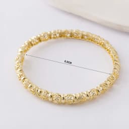 LUIZADA New Vintage Indian Women'S Bracelet African Wedding Luxury Gold Plated Bride Exquisite Lucky Bangle Jewelry