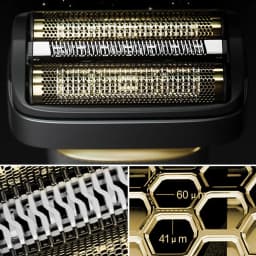 Shaver Replacement Foil and cutters Compatible with Andis 17300 Resurge Electric Shavers professional Replacement Head Blades