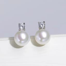 Senlissi-New Fashion 6A Lofty 8-12mm Freshwater Pearl Stud 18k Earrings for Women S925 Sterling Silver Jewelry Girlfriend Gifts