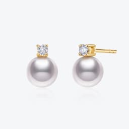 Senlissi-New Fashion 6A Lofty 8-12mm Freshwater Pearl Stud 18k Earrings for Women S925 Sterling Silver Jewelry Girlfriend Gifts