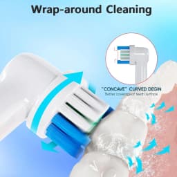 Replacement Toothbrush Heads Electric Toothbrush Brush Heads Rotating Replacement Brush Heads 4/8/16PCS Toothbrush Soft Heads