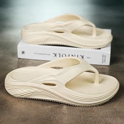 Men's Orthopedic Sandals Fashion Couples Beach Flip Flop Summer Outdoor Soft Sandals with Arch Support Bathroom Slides