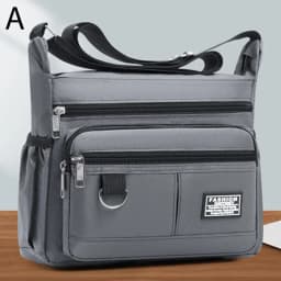 Mens Crossbody Bag Single Shoulder Bags Big Capacity Multi-Pockets Storage Bag Fashion Handbag Business Crossbody Bags