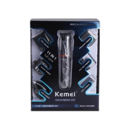 Kemei KM-5898 Wholesale 11 IN 1 Grooming Kit for Hair Salon mens washable and rechargeable hair trimmer