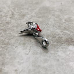 Red Robin Bird Dangle Charm For Women 925 Sterling Silver Cute Brand New Gift
