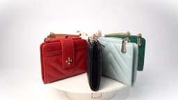 Baellerry New Short Simple Women Wallet High Quality Card Holder Buckle Zipper Coin Pocket Female Wallet Small Women's Card Bag