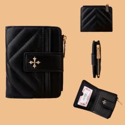 Baellerry New Short Simple Women Wallet High Quality Card Holder Buckle Zipper Coin Pocket Female Wallet Small Women's Card Bag