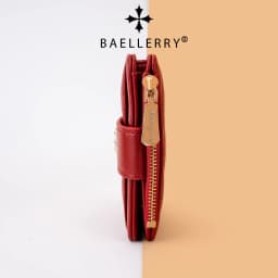 Baellerry New Short Simple Women Wallet High Quality Card Holder Buckle Zipper Coin Pocket Female Wallet Small Women's Card Bag
