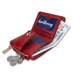 Baellerry New Short Simple Women Wallet High Quality Card Holder Buckle Zipper Coin Pocket Female Wallet Small Women's Card Bag