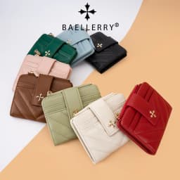 Baellerry New Short Simple Women Wallet High Quality Card Holder Buckle Zipper Coin Pocket Female Wallet Small Women's Card Bag