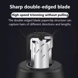 Kemei Nose Hair Trimmer Mens Beard Trimer Eyebrow Nose Trimmer for Nose and Ear Cleaner Professional Hair Removal Machine
