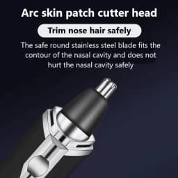 Kemei Nose Hair Trimmer Mens Beard Trimer Eyebrow Nose Trimmer for Nose and Ear Cleaner Professional Hair Removal Machine