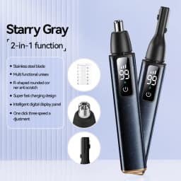 NEW Mijia Electric Ear Nose Hair Trimmer Rechargeable Type-C Fast Charging Portable Eyebrow Trimming Hair Trimmer For Nose