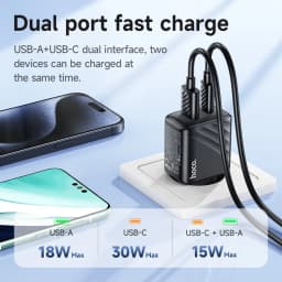 CS23A 30W GaN Charger PD 3.0 QC4.0 USB C Charger For iPhone 17 16 15 Pro Samsung S25 Xiaomi Tablet iPad Air Pro Phone Charger
