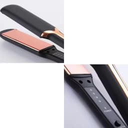 Hair Straightener Professional Ceramic Flat Iron Negative Ion Wide Plate Temperature Adjustable Straightening Iron