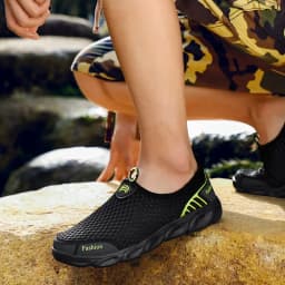 Men Sandals Quick-Drying Hiking Wading Shoes Outdoor Non-Slip Sneakers Breathable Men Aqua Shoes Summer Water Shoes Couple Flats