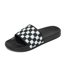 Summer Men's Slippers Are Comfortable and Simple. Sandals and Checkered Slippers Are Fashionable Outdoor Beach Slippers 45 46