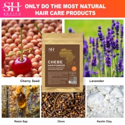 100% Chebe Powder Natural Ingredients Promotes Strong and Healthy Hair Strengthens Fast Hair Regrowth Anti Hair Loss Treatment