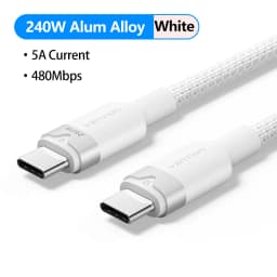 Vention 240W Cable USB Cto Type C Cable Fast Charging Cord USB-C PD3.1 for iPhone 17 16 15 Pro Max Samsung S24 Xiaomi 17 Macbook
