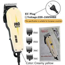 Adjustable Professional Corded Hair Clipper Hair Trimmer For Men 10W Electric Powerful Barber Shop Haircut Machine Tapering