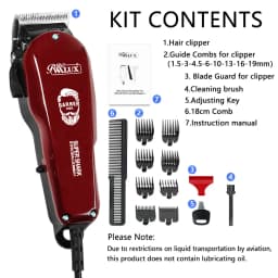 Adjustable Professional Corded Hair Clipper Hair Trimmer For Men 10W Electric Powerful Barber Shop Haircut Machine Tapering