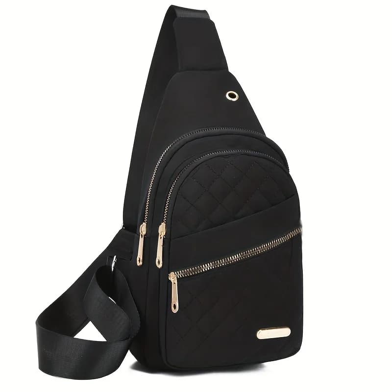 Lightweight & Comfortable Quilted Crossbody Chest Bag, Perfect for Daily Use, Casual Outings & Travel Women Sling Shoulder Purse