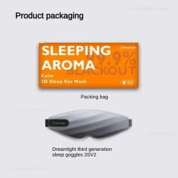 Dreamlight 3s Eye Mask Sleep 3D Stereoscopic Sleep Aid for Men Women Adult Portable For Sleeping Block Out Light Blindfol