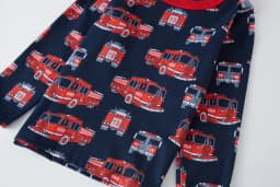 100% Cotton Children's Pajama Set 1-8 Year Old Boys and Girls Full Print Cartoon Pajama 2ps Comfortable Long Sleeve Home Suit
