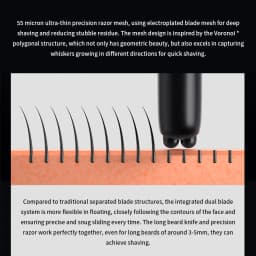 NEW MIJIA Electric Shaver Reciprocating Dual Cutter Blade Waterproof Mini Portable Rechargeable Magnetic Knife Holder Razor