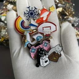 30pcs Cartoon Brooches Enamel Pins Retro Punk Dark Color Collar Corsage Shirt Hat Jacket Pin Badge Cartoon Bag Metal Pins Sets