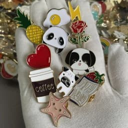30pcs Cartoon Brooches Enamel Pins Retro Punk Dark Color Collar Corsage Shirt Hat Jacket Pin Badge Cartoon Bag Metal Pins Sets