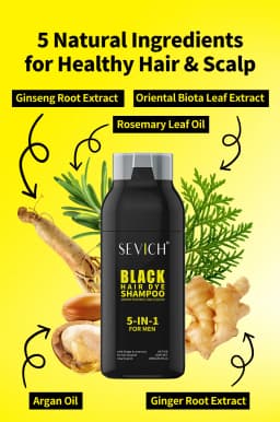 Pure Natural Herbal Hair Dye Shampoo 5 Minutes Change Hair Color Non-irritating Repair Gray White Hair Dye Coloring Care for Men