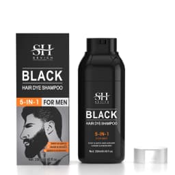 Pure Natural Herbal Hair Dye Shampoo 5 Minutes Change Hair Color Non-irritating Repair Gray White Hair Dye Coloring Care for Men