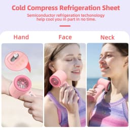 Mini Fan 100 Gear Wind Speed Electric Fan Digital Display Adjustable Turbo Portable Outdoor Handheld of Cold Compressed Sheets