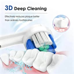 Rotating Electric Toothbrush Set for Adult Teeth Whitening Teeth Brushes 3D Round Head Soft Brush Type-C Electric Toothbrush