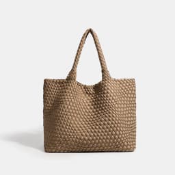 Large Size Women's Neoprene Tote Bag Fashion Hand-Woven Bag 2024 Hot Product with Large Volume for Stylish Storage