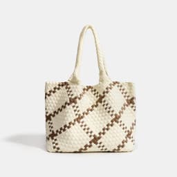 Large Size Women's Neoprene Tote Bag Fashion Hand-Woven Bag 2024 Hot Product with Large Volume for Stylish Storage