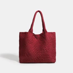 Large Size Women's Neoprene Tote Bag Fashion Hand-Woven Bag 2024 Hot Product with Large Volume for Stylish Storage