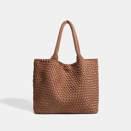 Large Size Women's Neoprene Tote Bag Fashion Hand-Woven Bag 2024 Hot Product with Large Volume for Stylish Storage