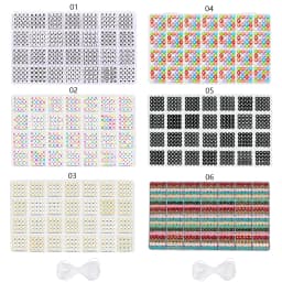 Beadsky Alphabet Bead, 840/1400PCS bracelet making kit 28 styles of DIY beaded bracelet kit Alphabet bead craft