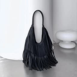 Long Tassels Women Handbag Fashion Shoulder Bags for Ladies Hand Bag Soft PU Leather Casual Hobos Armpit Bag Female Tote