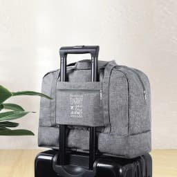 Double-Layer Waterproof Travel Bag for Gym & Swimming -Portable Handheld Dry/Wet Separation Cosmetic Toiletry Storage Unisex Bag